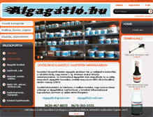 Tablet Screenshot of algagatlo.hu